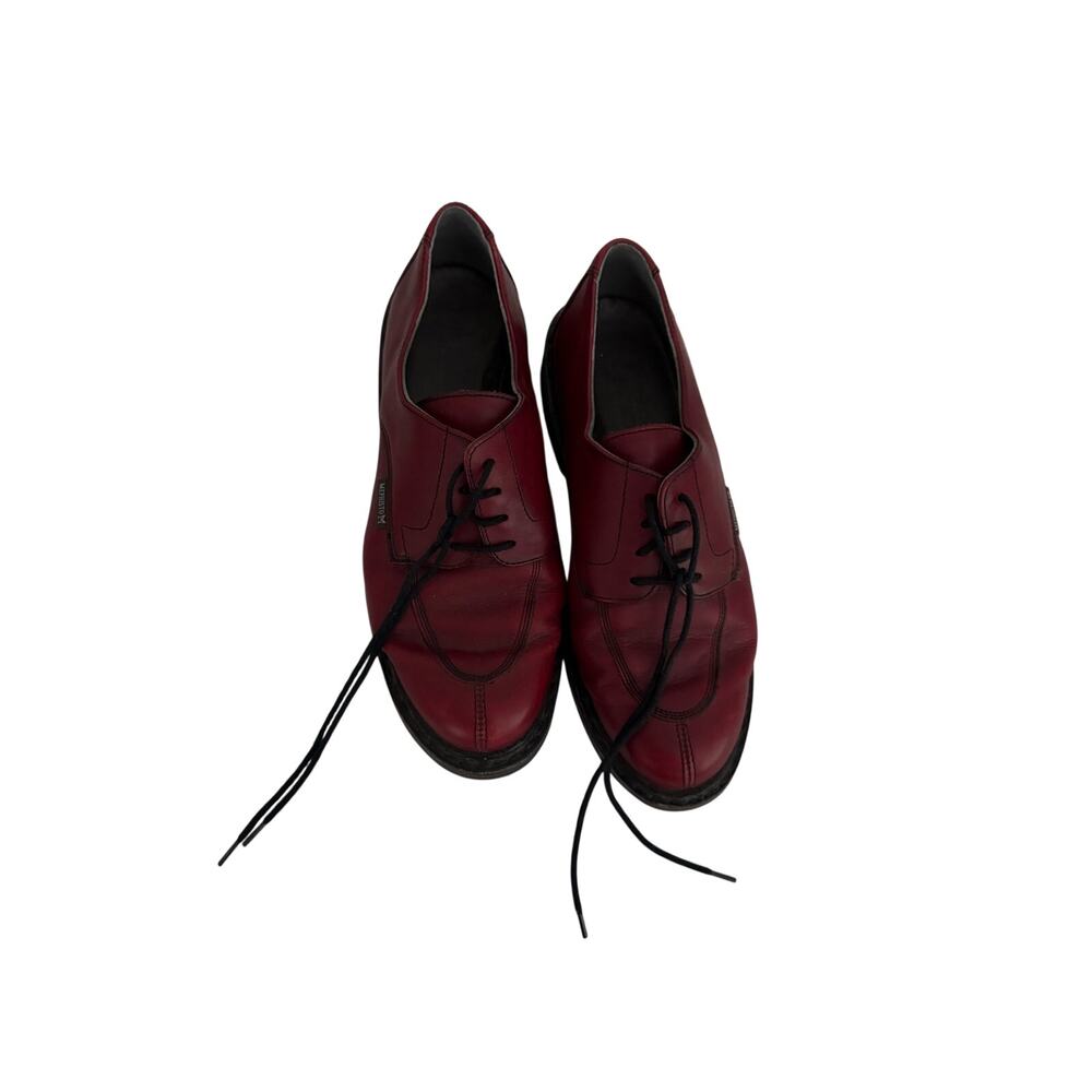 Mephisto Burgundy Leather Comfort Oxford Lace-Up Shoes Women’s US 8.5 EU 39
